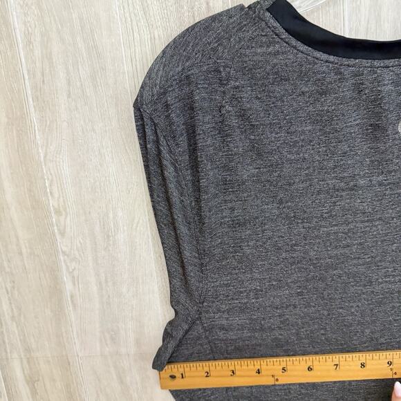Lululemon Shirt Men’s Medium Performance Heather Gray Short Sleeve READ - Picture 7 of 8